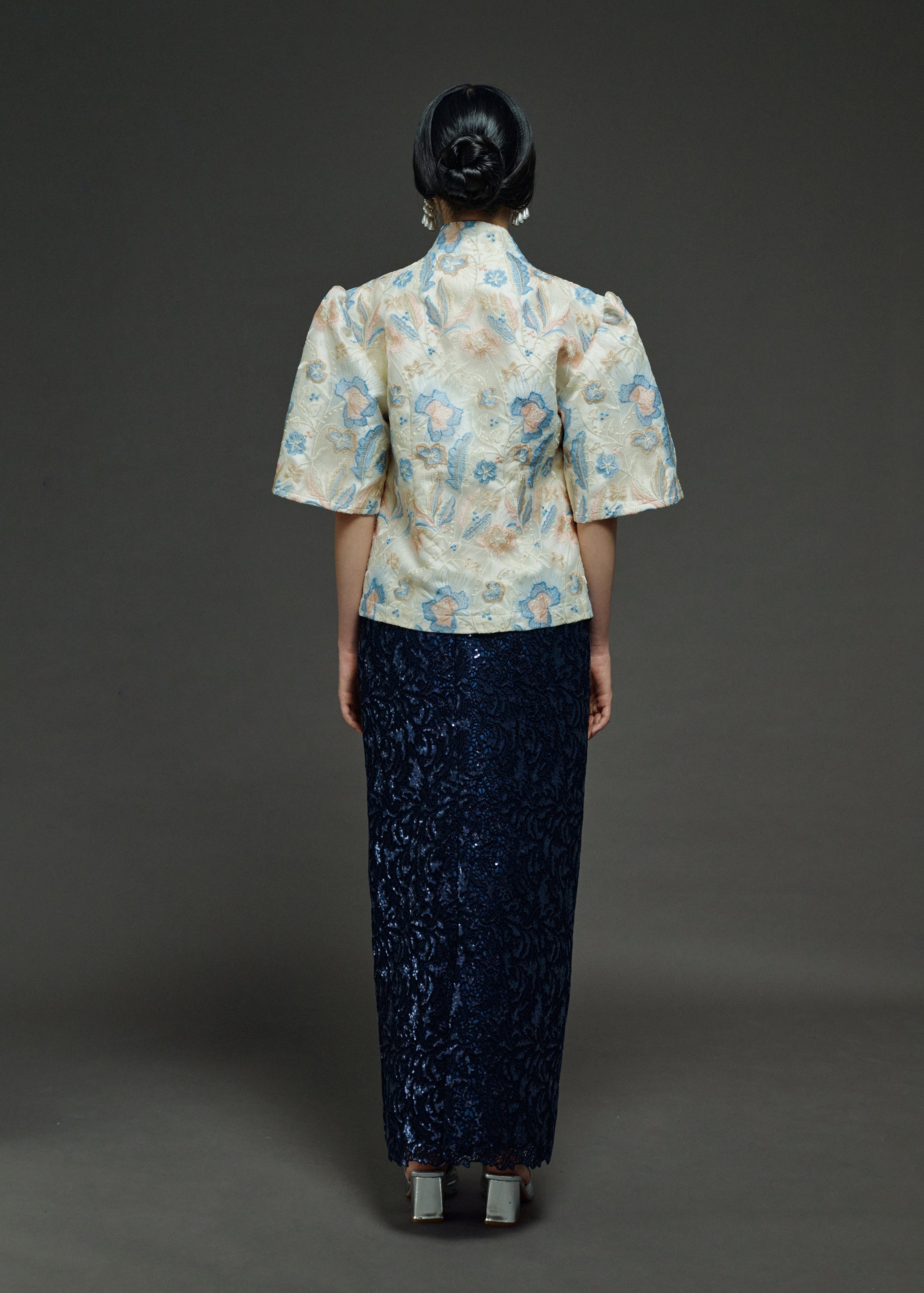 OVERLAP SEQUIN SKIRT (PRE-ORDER)