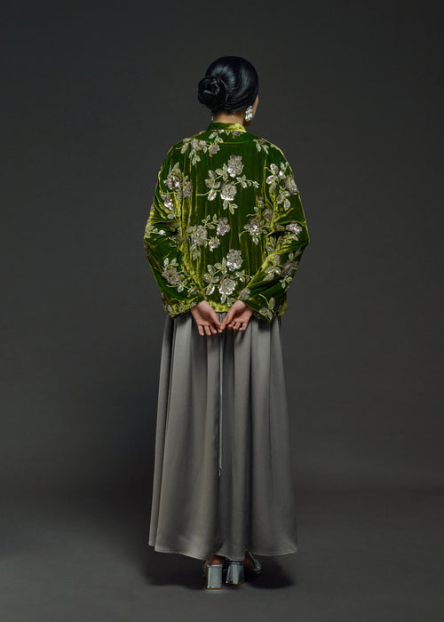 EMBROIDERED FLARE SKIRT (PRE-ORDER)