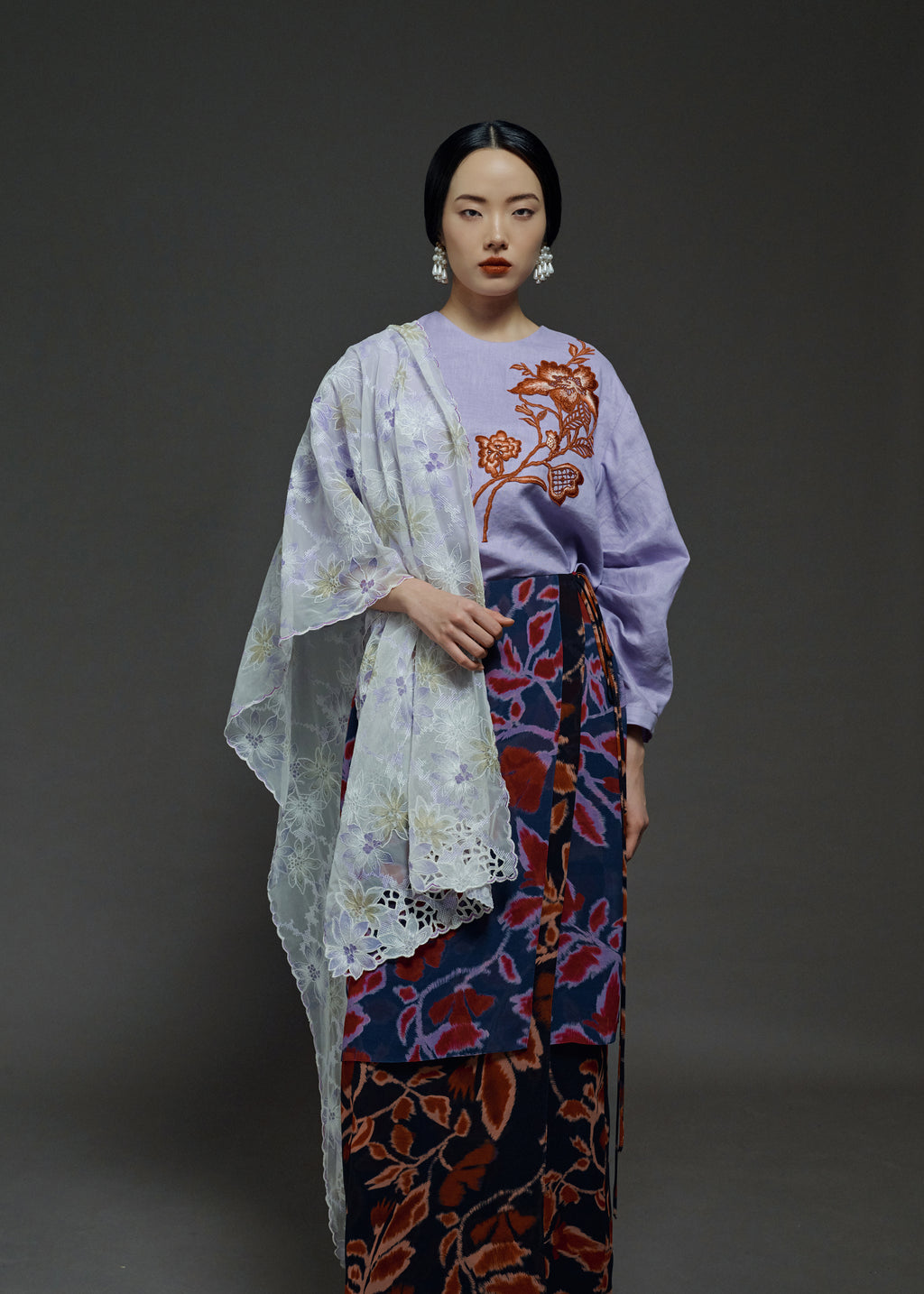 PRINTED LAYERED SKIRT (PRE-ORDER)