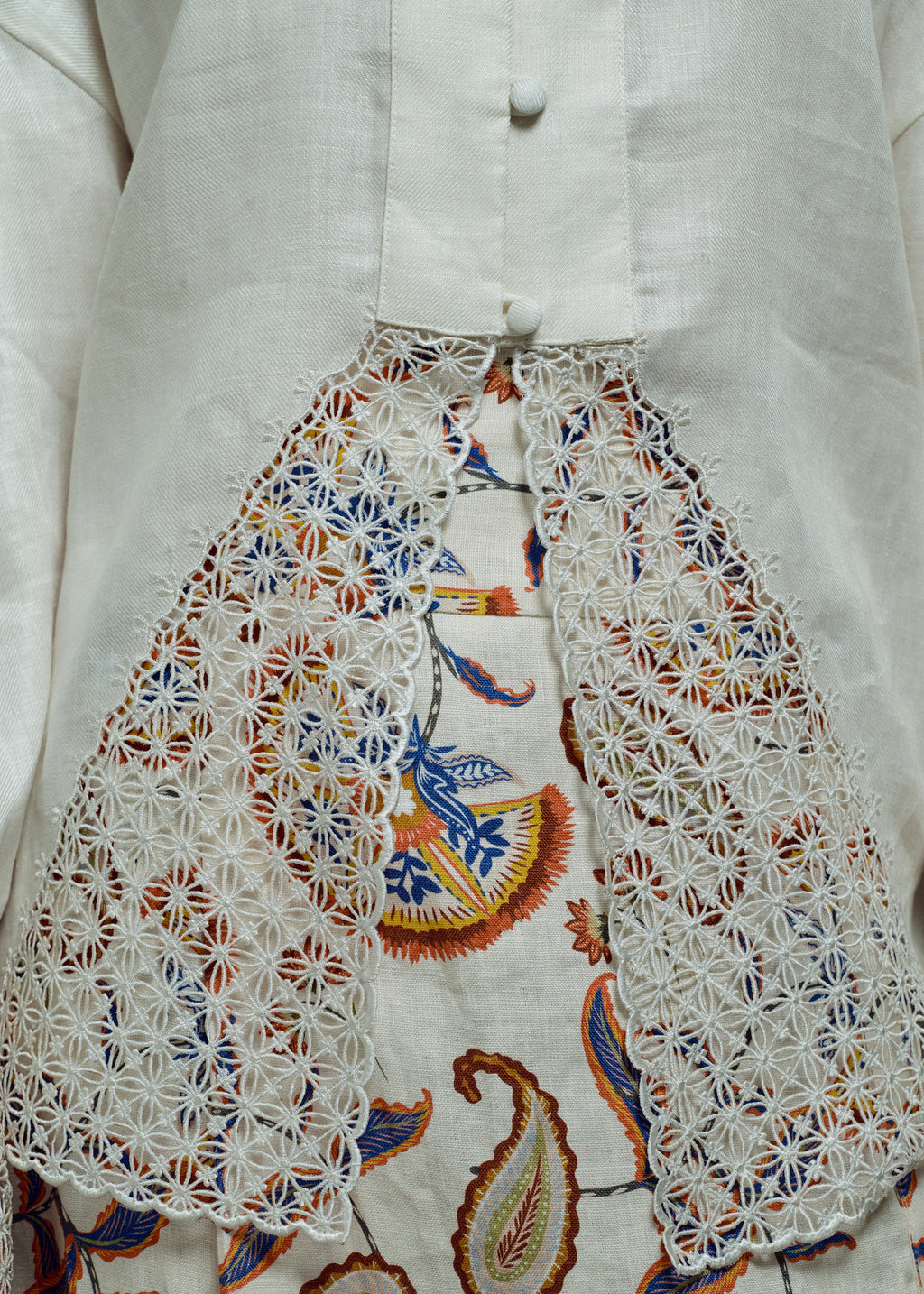 EMBROIDERED NYONYA SHIRT