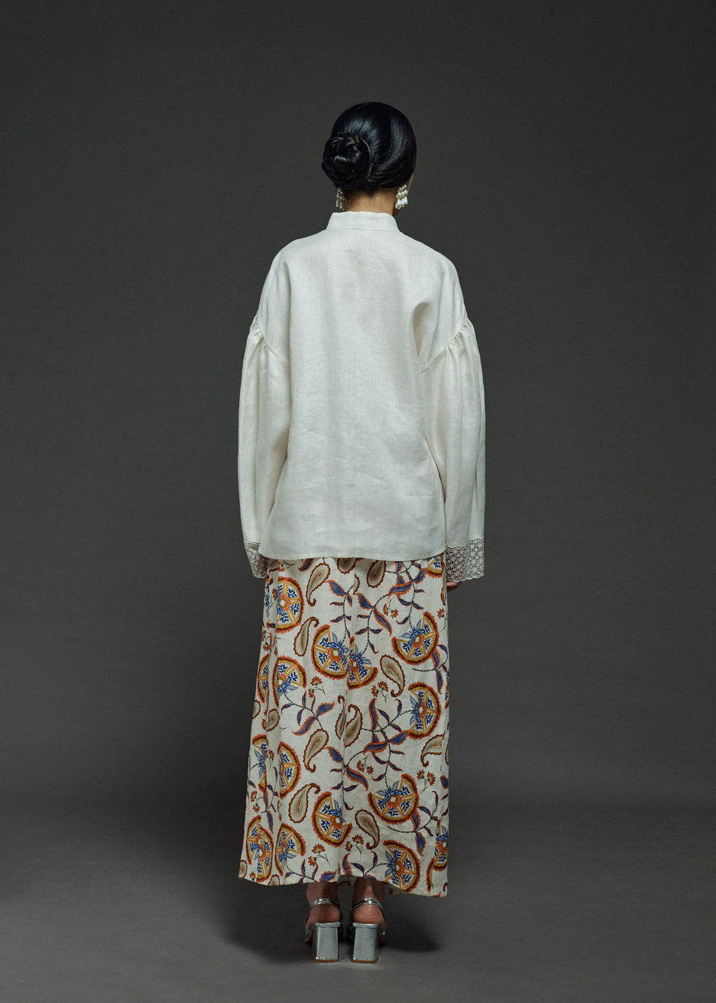 PRINTED FLARE SKIRT (PRE-ORDER)