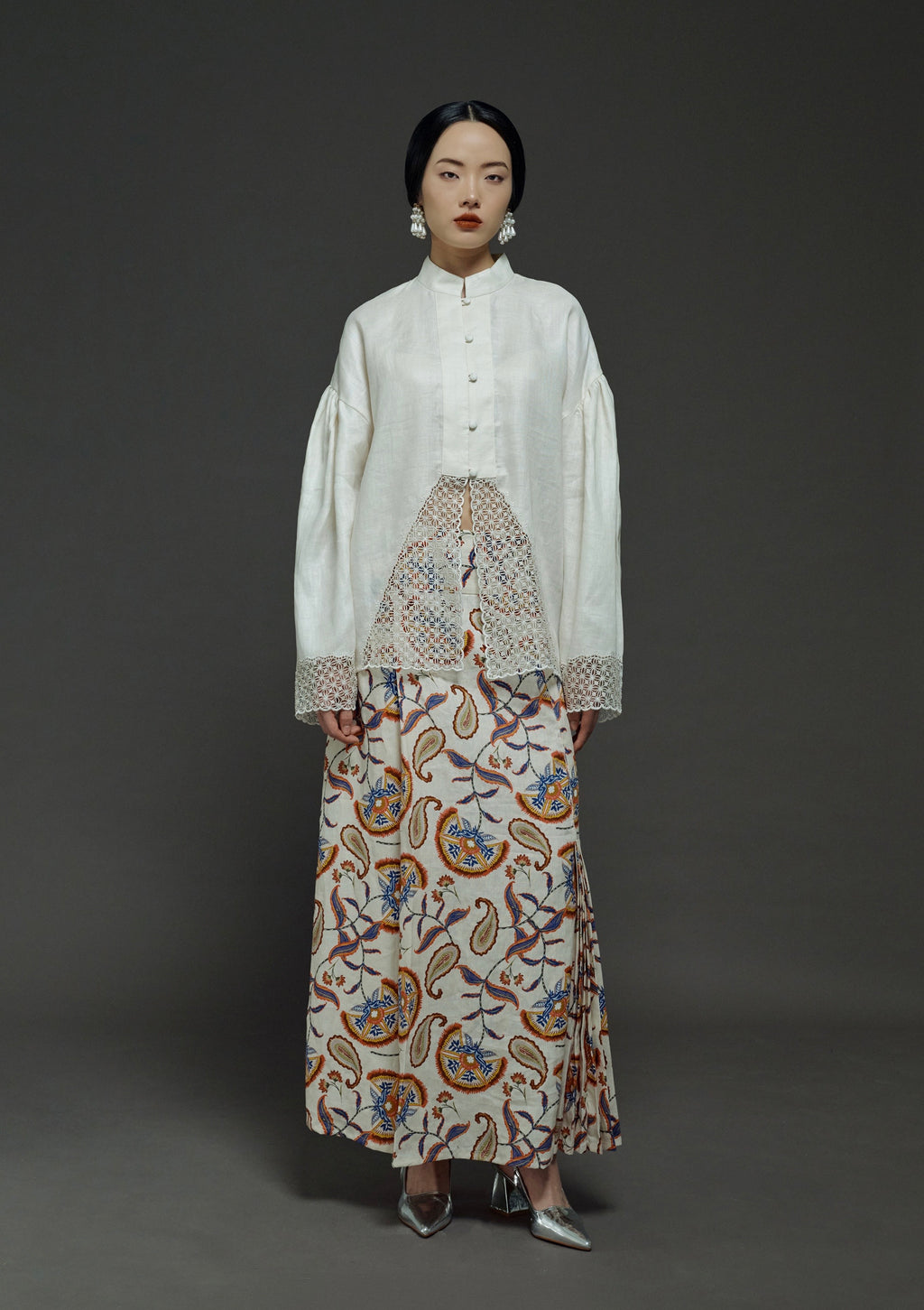 PRINTED FLARE SKIRT (PRE-ORDER)