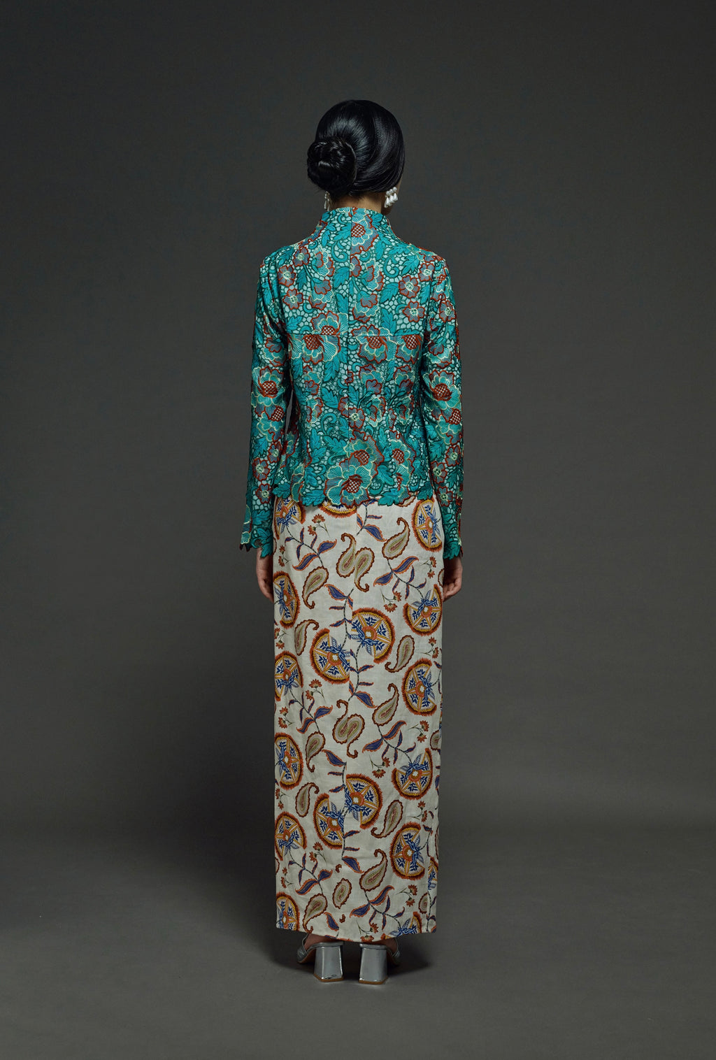 RUFFLED PRINT SKIRT (PRE-ORDER)