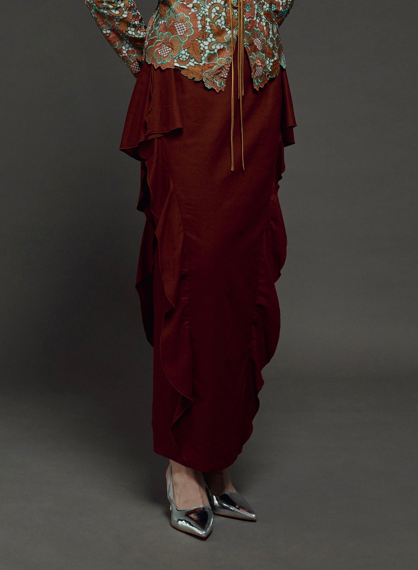 RUFFLED SCALLOP SKIRT (PRE-ORDER)